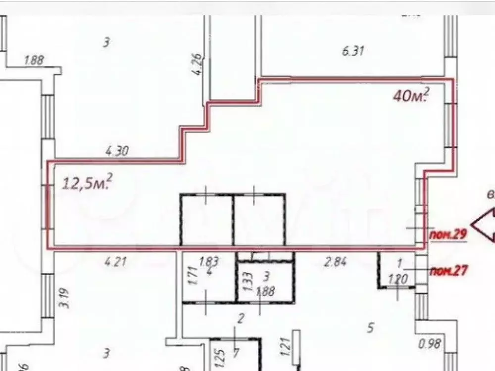 Торговая площадь в Московская область, Одинцовский городской округ, ... - Фото 2
