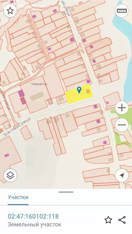 Участок в село Черкассы, Центральная улица, 35 (41 м) - Фото 0