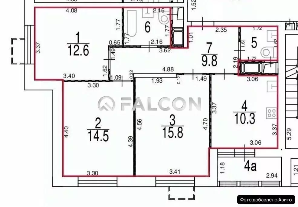 3-к кв. Москва ул. Вилиса Лациса, 38к1 (70.0 м) - Фото 2