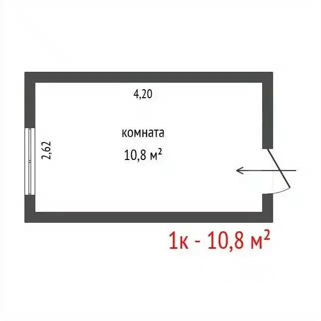 Комната Свердловская область, Екатеринбург ул. Студенческая, 82 (10.8 ... - Фото 2