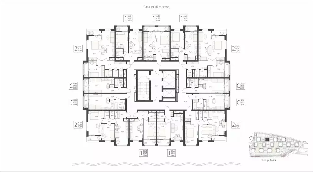2-к кв. Волгоградская область, Волгоград ул. Степана Разина, 25/1 ... - Фото 1