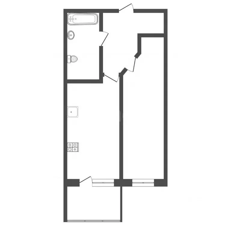 1-к кв. Тульская область, Тула городской округ, с. Осиновая Гора, ... - Фото 2