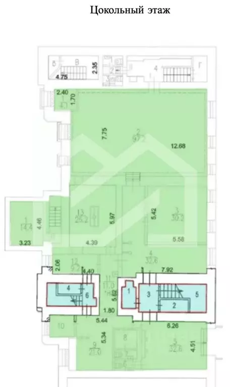 Помещение свободного назначения в Москва 1-я Брестская ул., 62 (900 м) - Фото 2