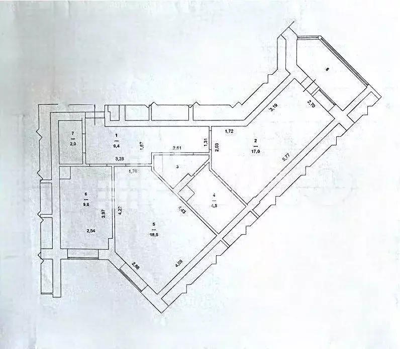 2-к. квартира, 63,1 м, 10/10 эт. - Фото 0