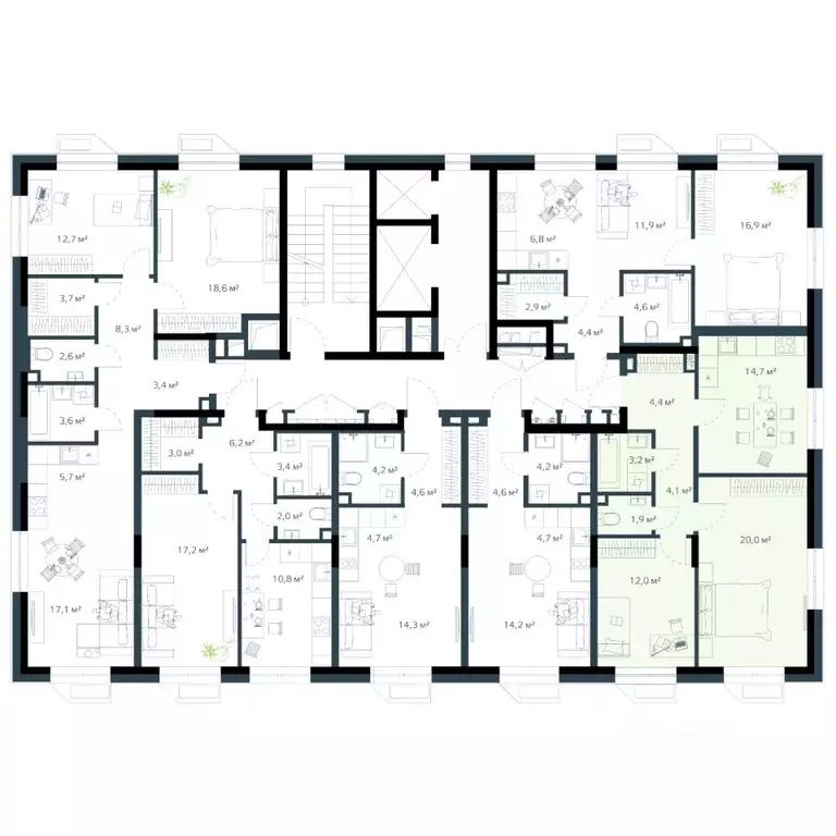 2-к кв. Приморский край, Владивосток Дом на Востоке жилой комплекс, ... - Фото 1