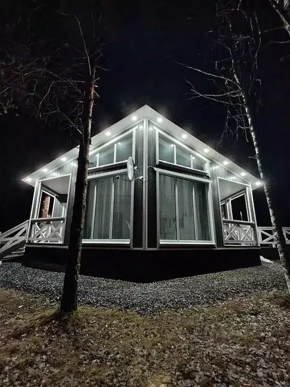 Дом в Карелия, Питкярантский муниципальный округ, д. Кирконкюля 8 (80 ... - Фото 1