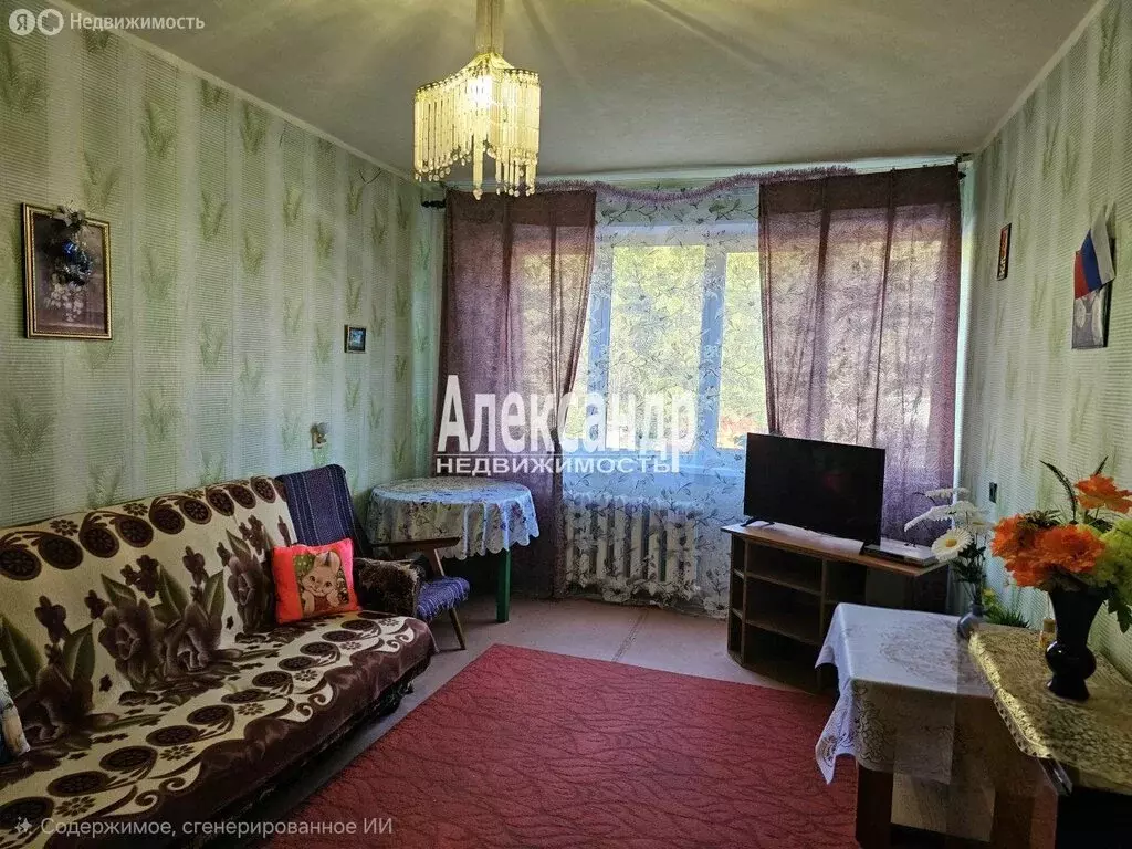 3-комнатная квартира: посёлок Сосновый Бор, улица Александра Невского, ... - Фото 1