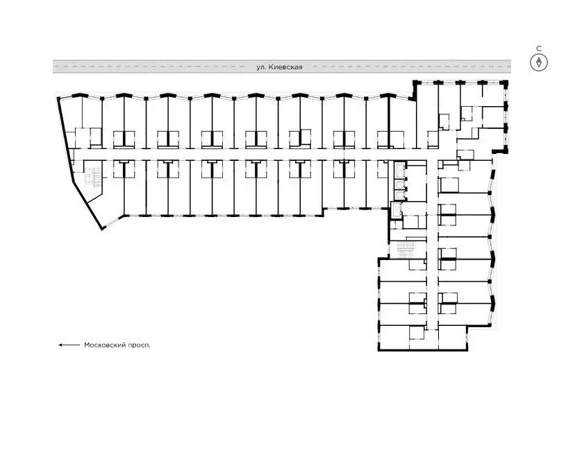 Студия Санкт-Петербург Киевская ул., 5к6 (29.9 м) - Фото 1