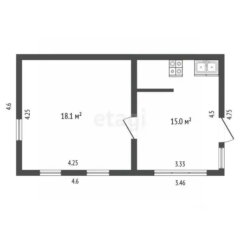 Дом в Калужская область, Дзержинский муниципальный округ, Полотняный ... - Фото 2