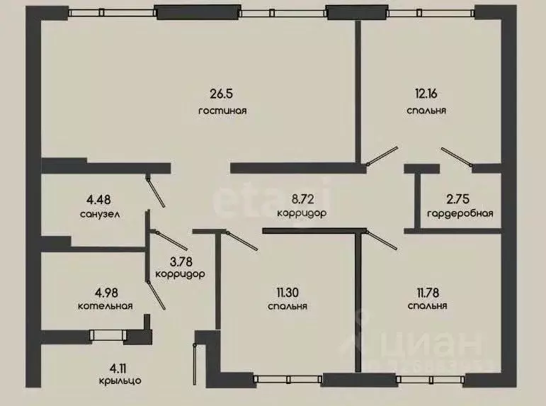 Дом в Пермский край, Пермский муниципальный округ, д. Косотуриха ул. ... - Фото 1