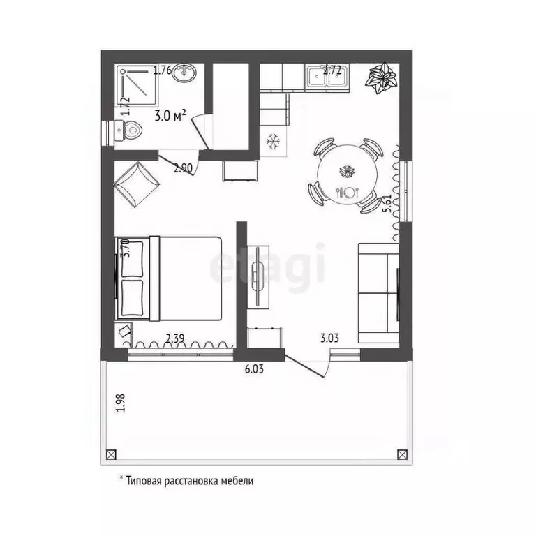 Дом в Тюменская область, Тюменский муниципальный округ, с. Каменка, ... - Фото 2