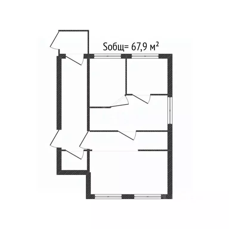 Дом в Брянская область, Дятьково ул. 3-го Интернационала (68 м) - Фото 2