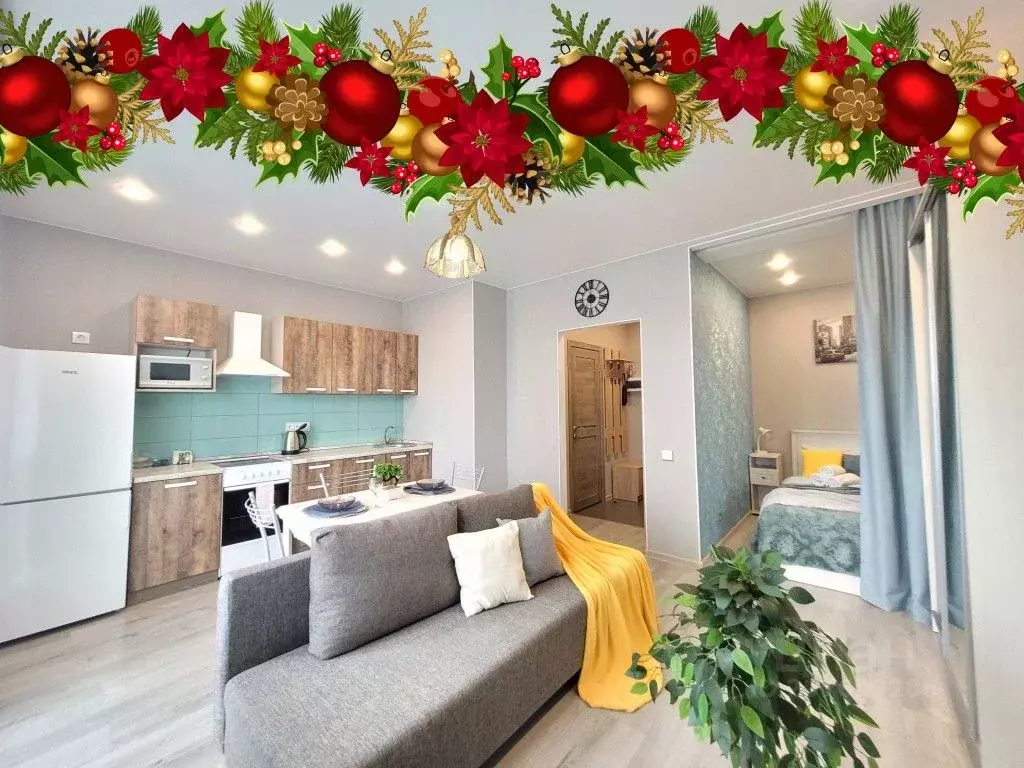 1-к кв. Тюменская область, Тюмень ул. Дмитрия Менделеева, 2 (32.0 м) - Фото 1