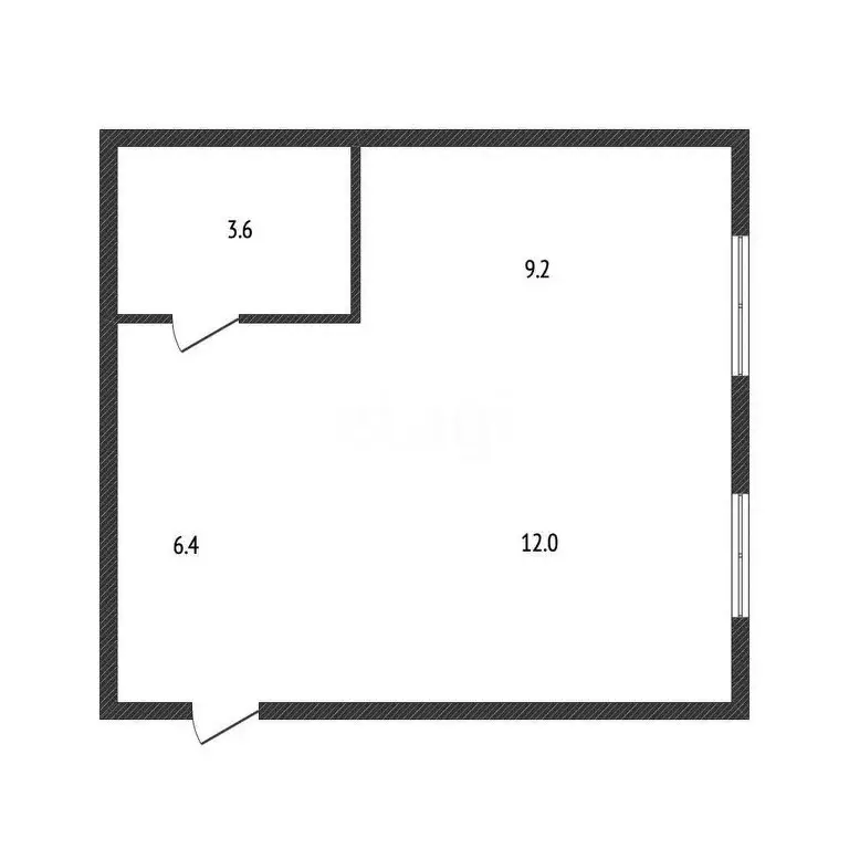 Квартира-студия: Краснодар, Богучарская улица, 2 (32.2 м) - Фото 0