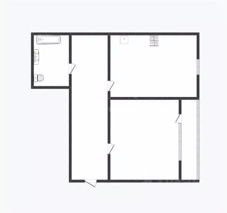 1-к кв. Костромская область, Нерехтский район, Воскресенское с/пос, ... - Фото 2