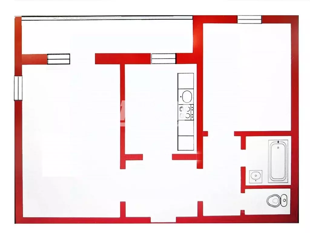 2-к кв. Челябинская область, Челябинск Новороссийская ул., 122 (53.0 ... - Фото 1