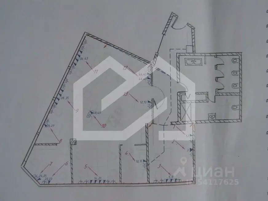 Помещение свободного назначения в Москва Тургеневская пл., 2 (190 м) - Фото 2