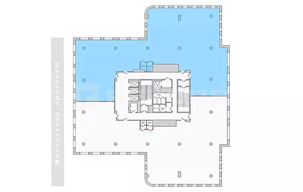Офис в Санкт-Петербург Московский просп., 120Ас1 (565 м) - Фото 1