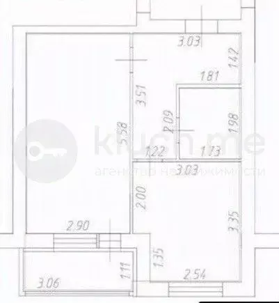 1-к кв. Татарстан, Лаишевский район, с. Габишево ул. Северная, 4 (36.0 ... - Фото 2