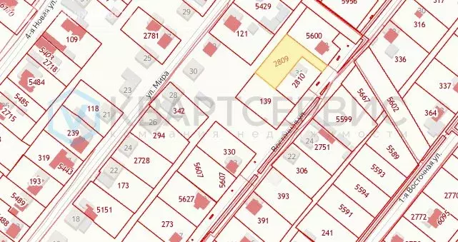 Участок в посёлок Ростовка, Восточная улица, 31 (14 м) - Фото 1