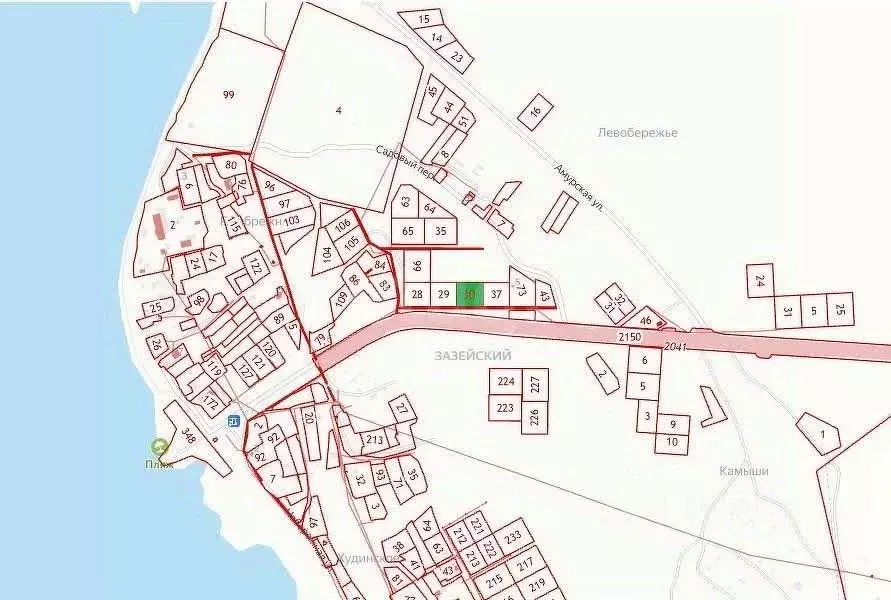 Участок в Амурская область, Благовещенск пос. Зазейский,  (15.0 сот.) - Фото 1