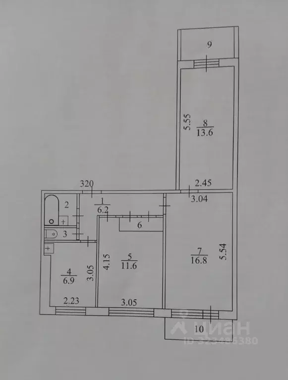 3-к кв. Новосибирская область, Новосибирск Железнодорожная ул., 8 ... - Фото 1