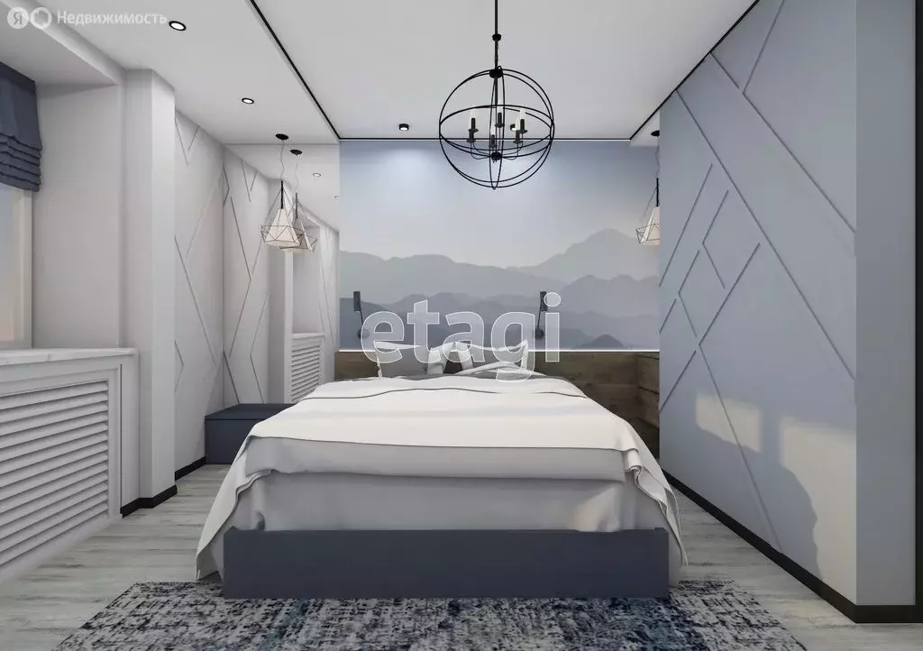 2-комнатная квартира: Тюмень, Амурская улица, 39 (60 м) - Фото 2