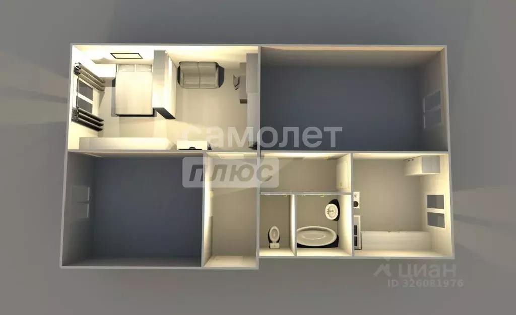 Комната Москва ул. Ремизова, 8 (19.2 м) - Фото 1