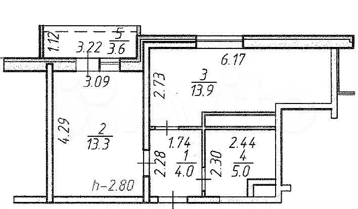 1-к. квартира, 40 м, 8/8 эт. - Фото 0