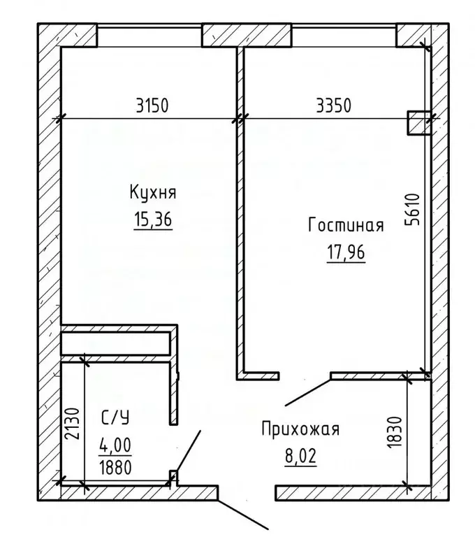 1-к кв. Кабардино-Балкария, Нальчик ул. Тарчокова (45.0 м) - Фото 2