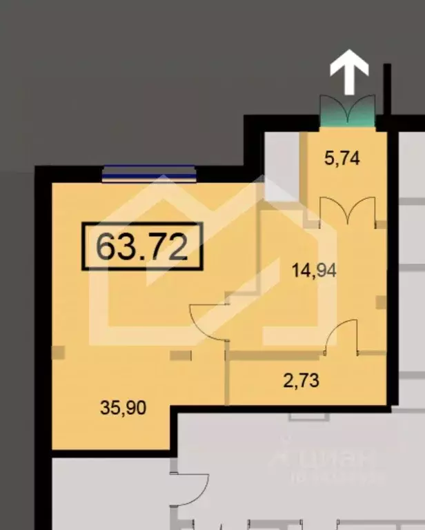 Торговая площадь в Московская область, Химки Планерный квартал жилой ... - Фото 2