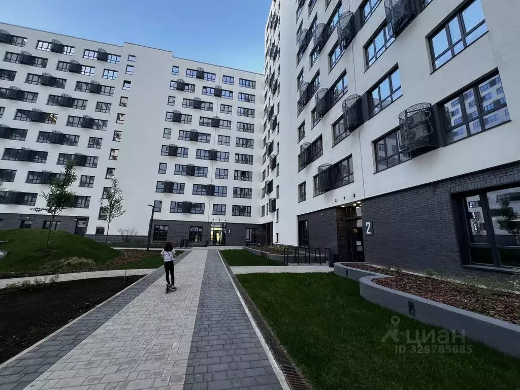 1-к кв. Башкортостан, Уфа ул. Бородинская, 19 (36.9 м) - Фото 2