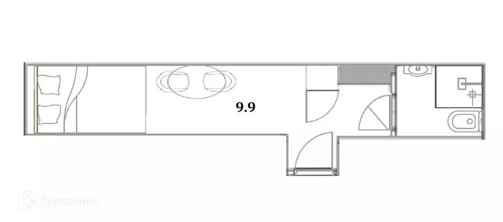 Продаётся квартира-студия, 10 м - Фото 1