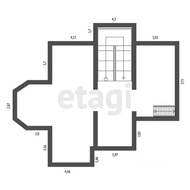 Дом в Новосибирская область, Бердск Южный мкр, 15-й кв-л, 22 (450 м) - Фото 2