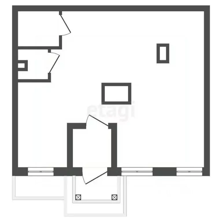 Торговая площадь в Ростовская область, Аксай ул. Менделеева, 53А (102 ... - Фото 2