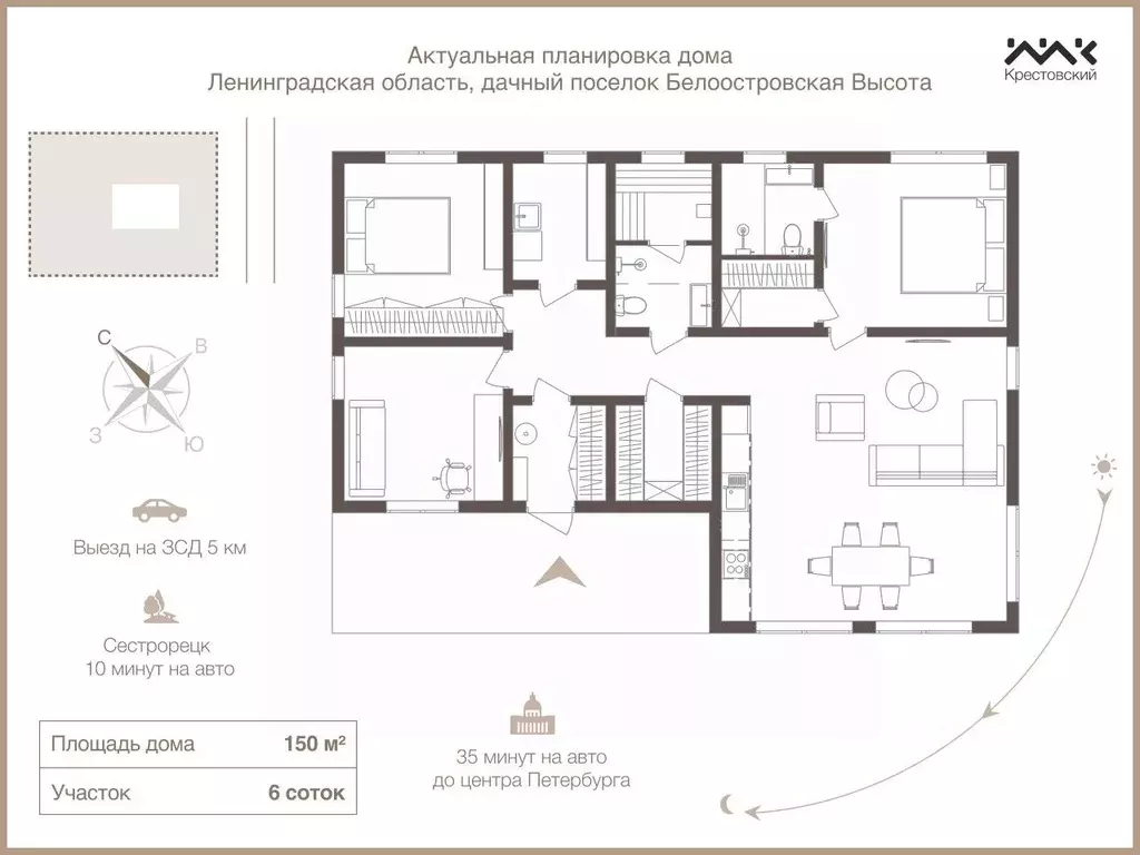 Дом в Ленинградская область, Всеволожский район, Сертоловское ... - Фото 2