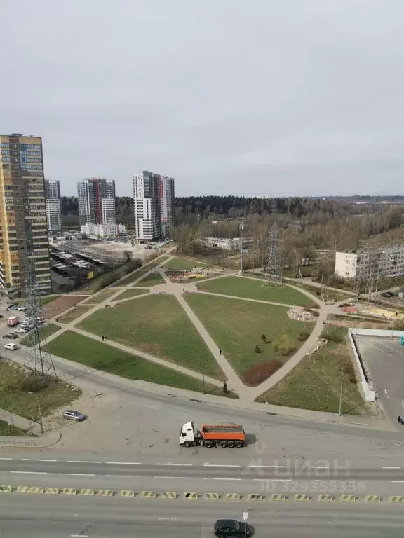 1-к кв. Санкт-Петербург пос. Парголово, ул. Михаила Дудина, 25к1 (39.4 ... - Фото 1