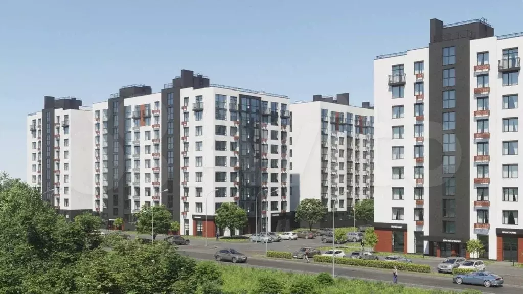 3-к. квартира, 74,9 м, 1/9 эт. - Фото 0