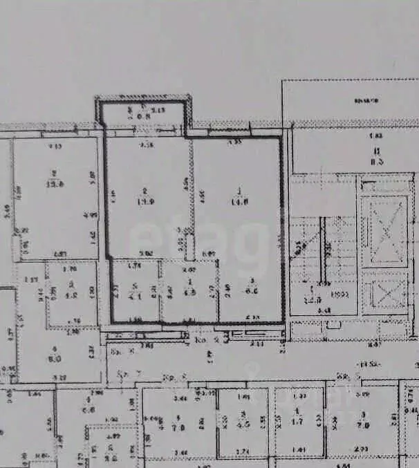 1-к кв. Татарстан, Казань ул. Ярышлар, 2 (43.6 м) - Фото 2