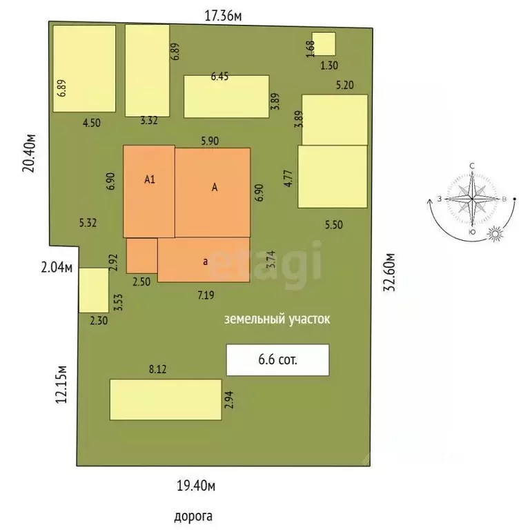 Дом в Забайкальский край, Чита ул. Богдана Хмельницкого, 17 (74 м) - Фото 2