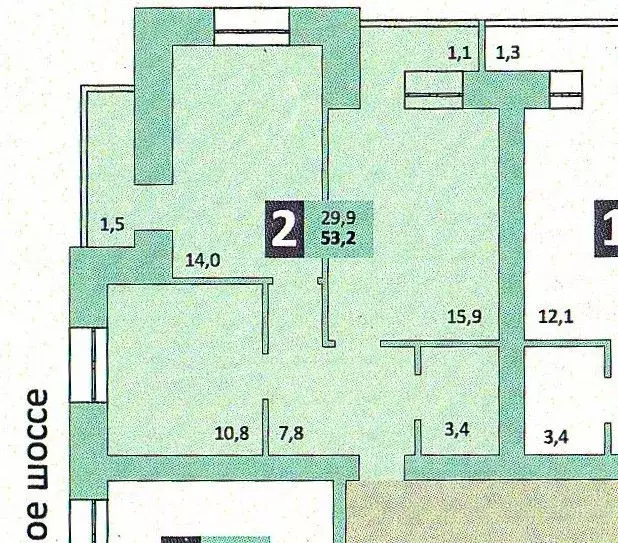 2-к кв. Самарская область, Тольятти Ботаническая ул., 5Ж (51.0 м) - Фото 0