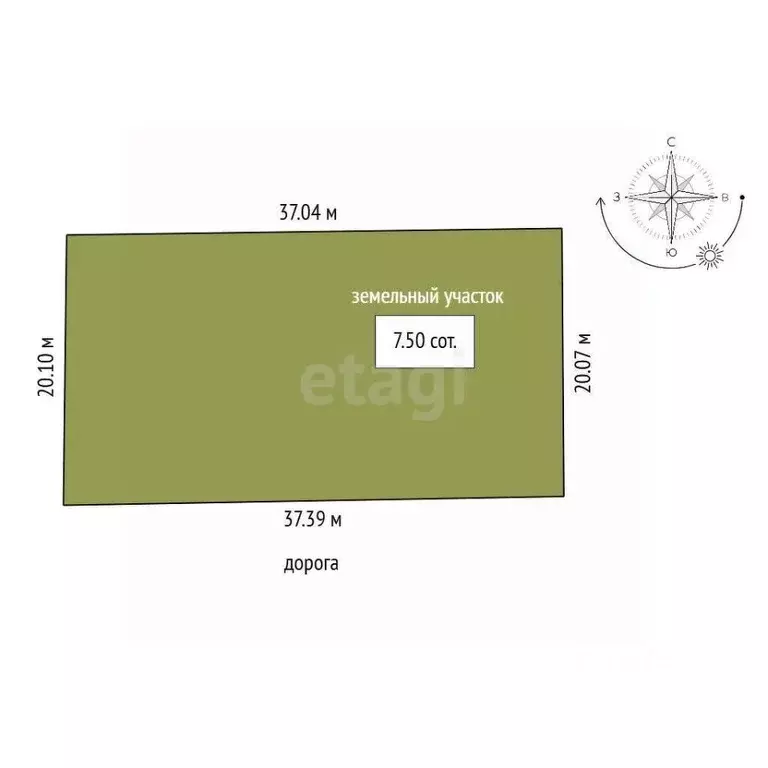 Участок в Крым, Белогорский район, с. Ароматное ул. Тенистая, 24 (7.5 ... - Фото 2