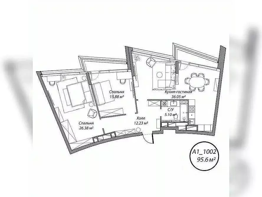 3-к кв. Москва 4-я Мякининская ул., 27 (95.6 м) - Фото 0