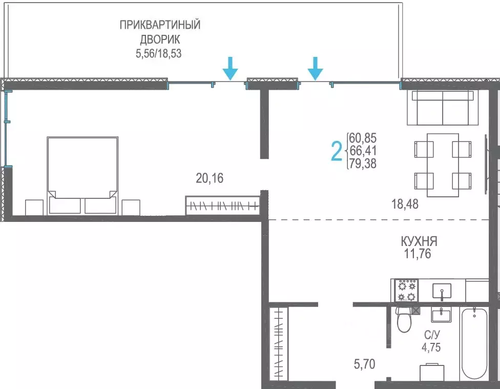 Студия Крым, Сакский район, Лесновское с/пос, с. Прибрежное Розовое ... - Фото 1