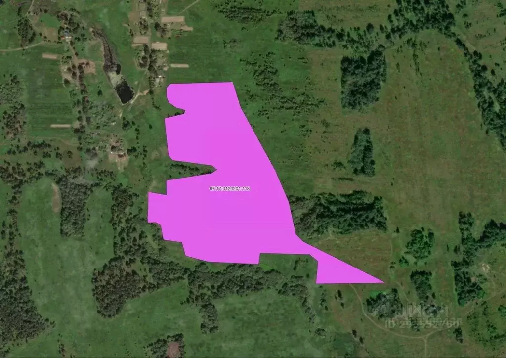 Участок в Смоленская область, Сафоновский муниципальный округ, ... - Фото 1