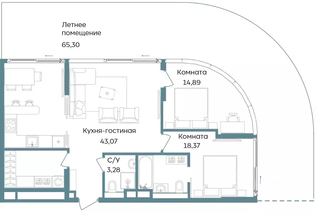 3-к кв. Крым, Саки ул. Морская (144.91 м) - Фото 0