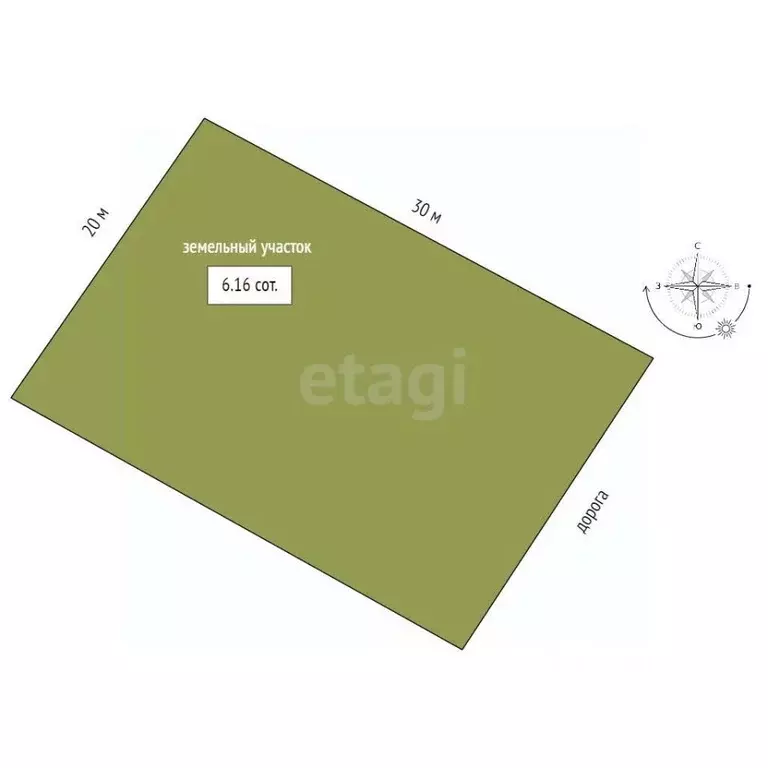 Участок в Крым, Бахчисарай ул. Бельбекская, 35 (6.16 сот.) - Фото 2