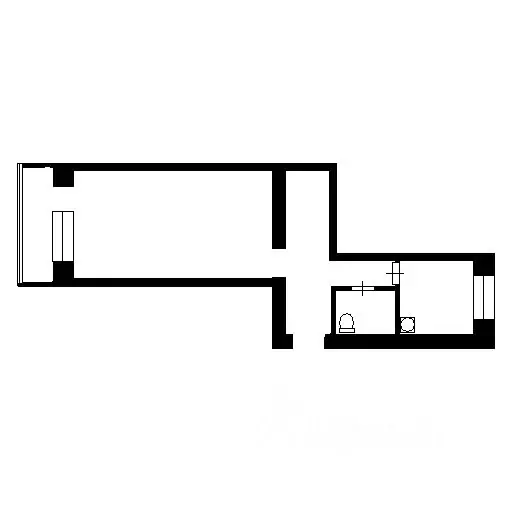 1-к кв. Коми, Ухта ул. Дзержинского, 43 (34.6 м) - Фото 1