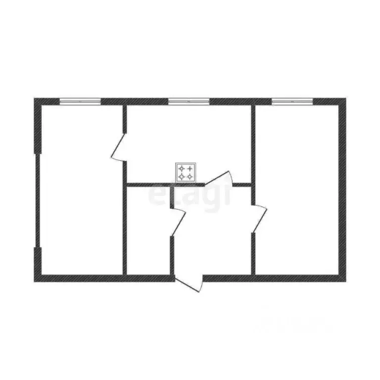2-к кв. Калужская область, Калуга ул. Валентины Никитиной, 43 (55.0 м) - Фото 2