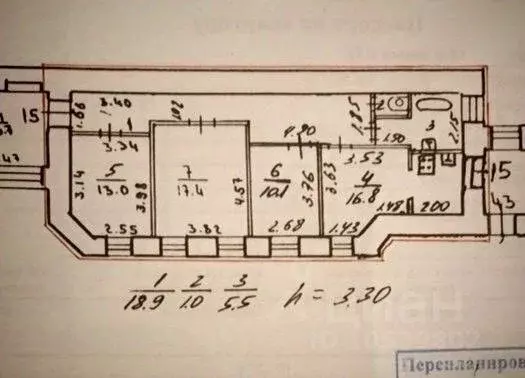 3-к кв. Санкт-Петербург 12-я Васильевского острова линия, 33 (83.0 м) - Фото 1